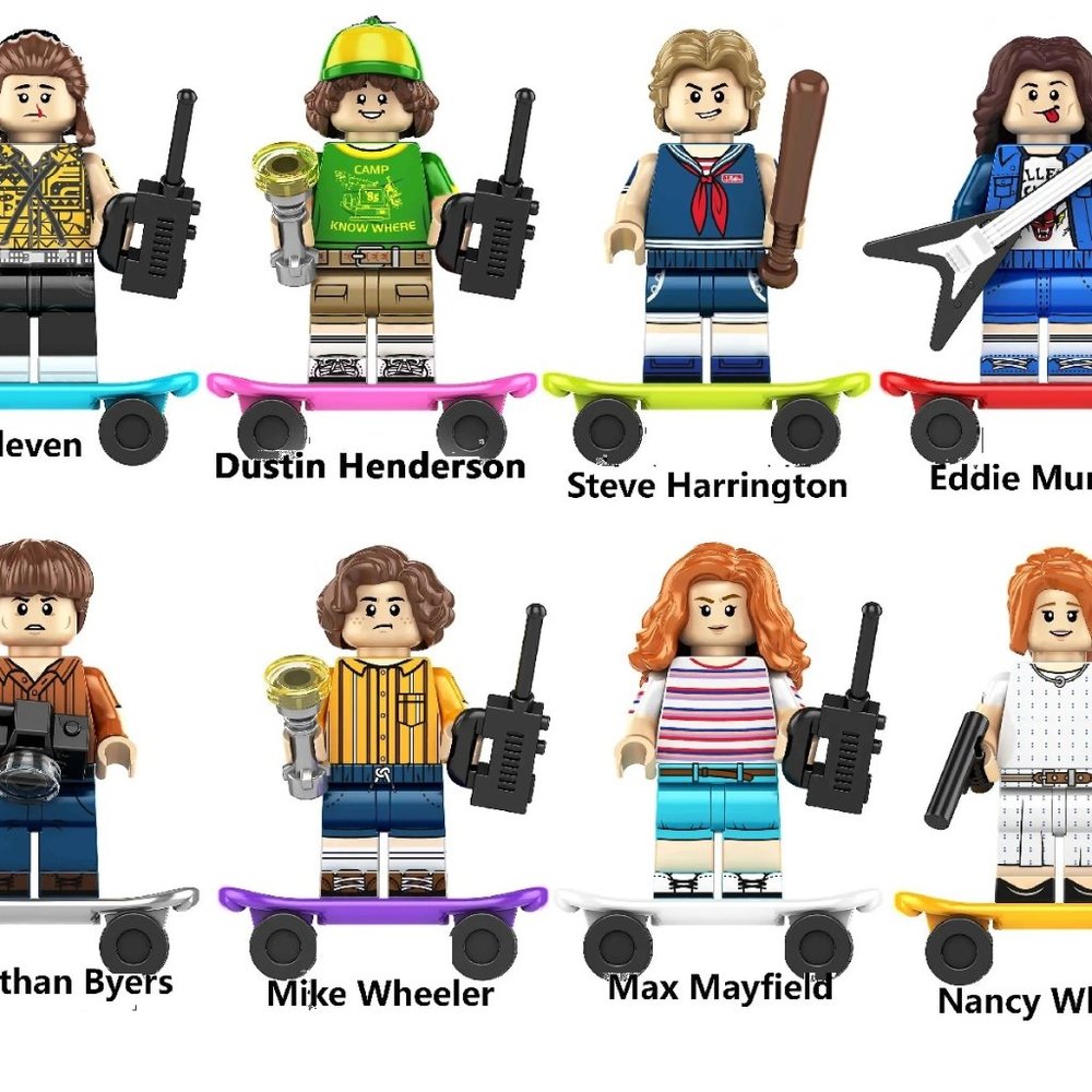 Stranger Things Custom set c 8 minifigures Seasons 3-4